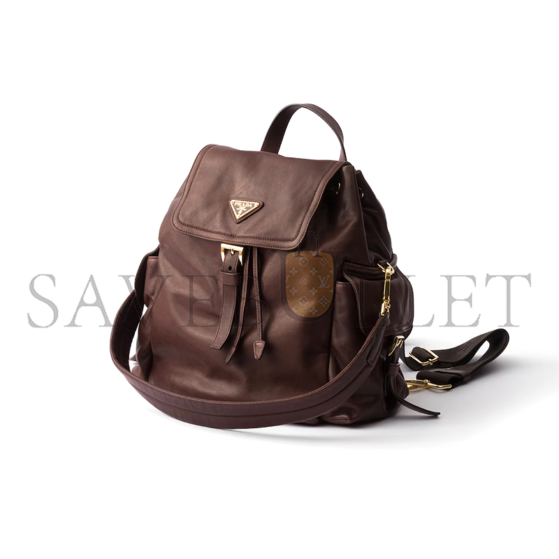 Pra*a explore medium nappa leather backpack 1bz080 (29*27*12.5cm)